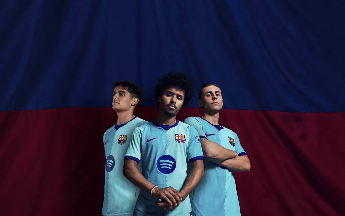 Barcelona lança terceiro uniforme para a temporada 2026/27; veja