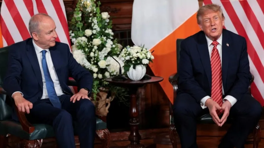 In Dublin, Trump bats for Ireland reunification; gets pushback from UK PM