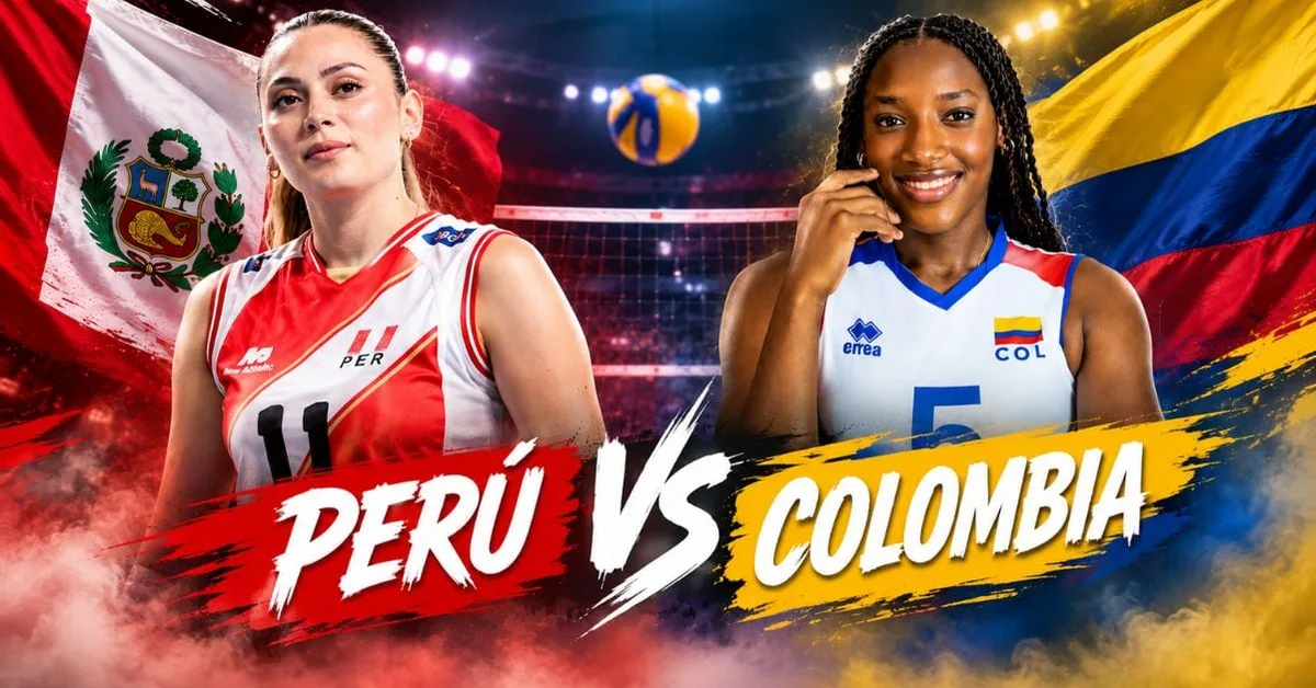 Perú vs Colombia EN VIVO HOY: punto a punto del partidO por fecha 4 del Campeonato Sudamericano de vóley 2026