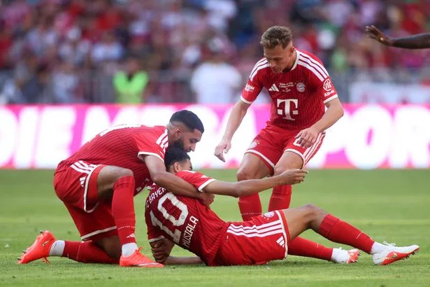 Bayern Munich give update on Jamal Musiala after forward's horrifying collapse in friendly