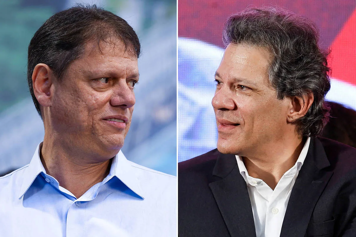 Quaest: Tarcísio tem 40% no 1º turno para Governo de São Paulo, contra 27% de Haddad