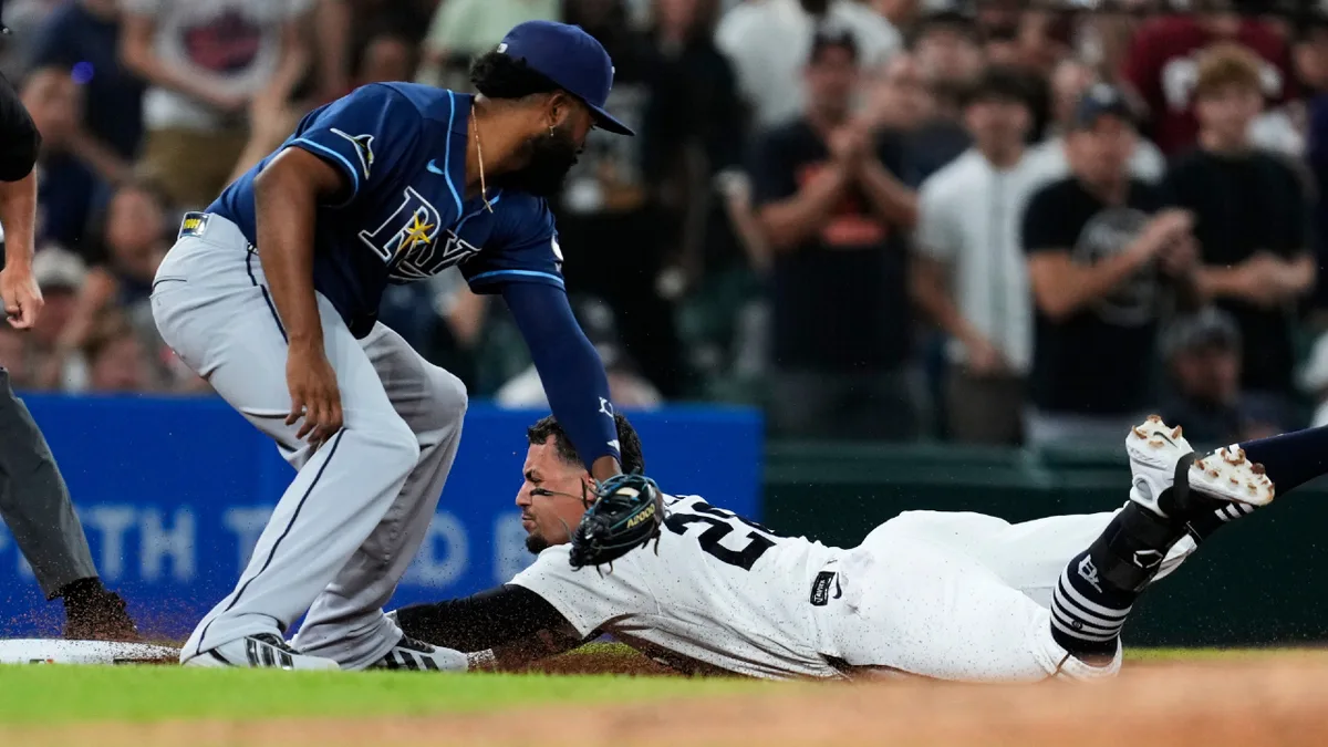 Max Clark, pitching staff help Tigers end six-game losing streak with win over Rays