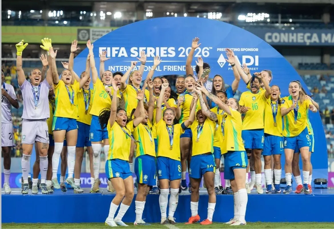 Brasil lidera ranking de seguidores entre seleções femininas, e Copa de 2027 cresce nas pesquisas
