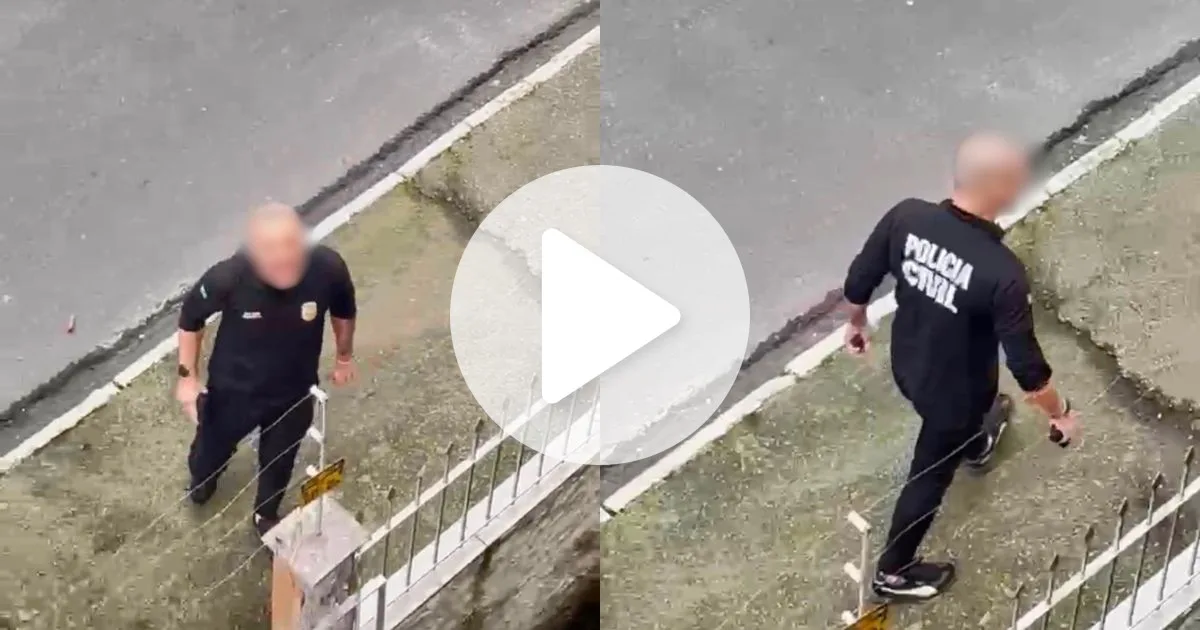 Policial falso com arma de airsoft ameaça vizinho e vira alvo de operação da Polícia Civil em Balneário Camboriú: ‘Falou que ia me matar’