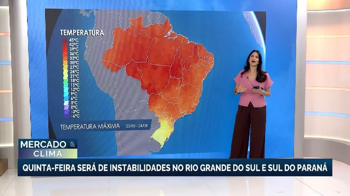 Chuva forte e risco de temporais afetam o Sul e Sudeste do Brasil