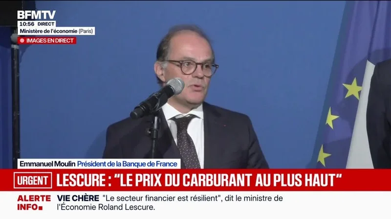 Emmanuel Moulin, gouverneur de la Banque de France: "Nous constatons une hausse généralisée des taux d'intérêt à long terme"