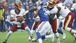 Ni Commanders ni Giants: un caos de reloj y un balón suelto decretan la igualdad