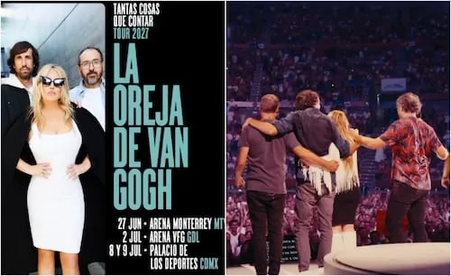 Ya hay fecha para ver a La oreja de Van Gogh en México; regresan con Amaia, tras 20 años de su última visita