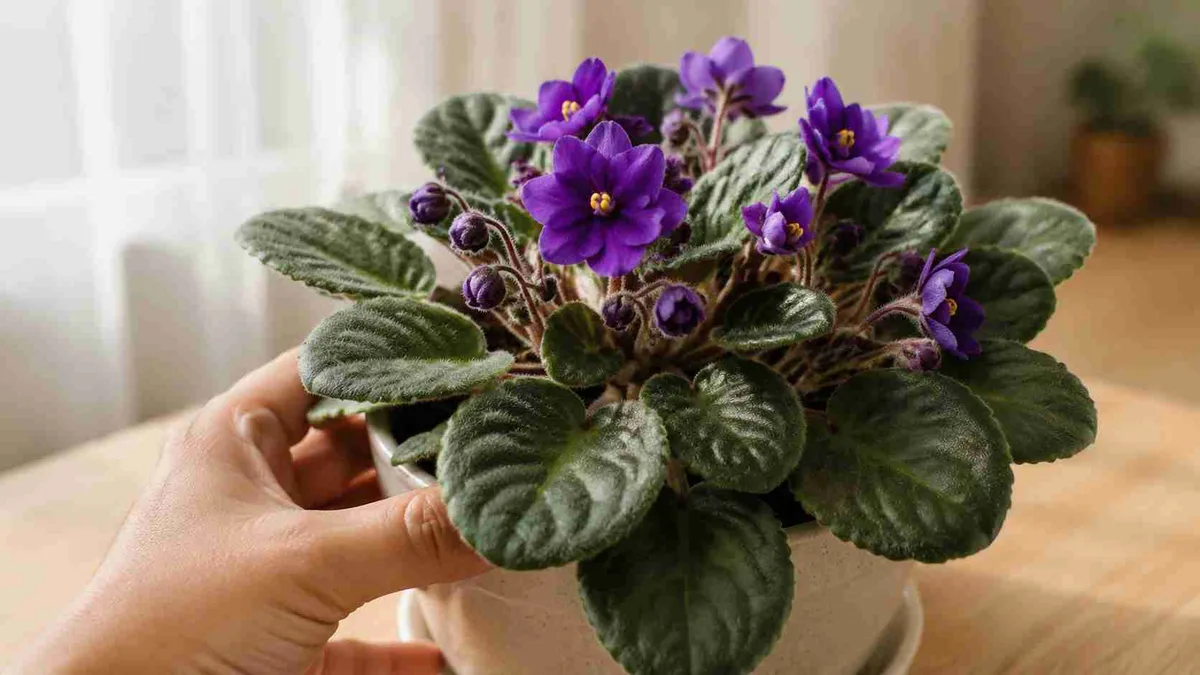 5 mudanças no cultivo da violeta-africana que costumam desencadear uma nova floração mesmo depois de meses sem qualquer botão aparecer