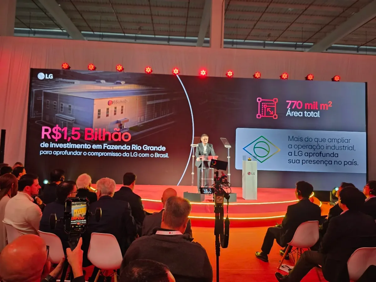 LG inaugura fábrica gigante de R$ 1,5 bilhão no Brasil; entenda estratégia da marca