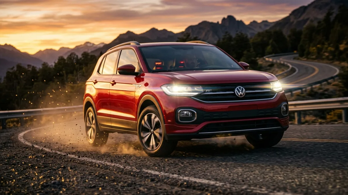 Volkswagen faz T-Cross esconder até 420 litros no porta-malas e oferece motor turbo com câmbio automático em todas as versões