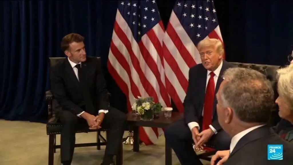 France - États-Unis : rencontre entre Donald Trump et Emmanuel Macron à New York
