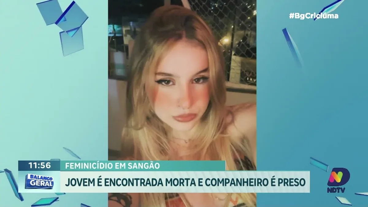 Jovem é encontrada morta em casa e companheiro é preso em Sangão