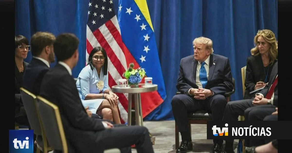 À margem da Assembleia Geral da ONU, Trump e Delcy Rodríguez reuniram-se para falar de negócios