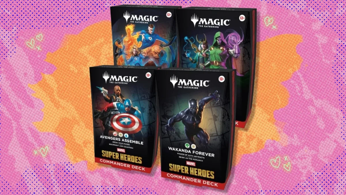 Magic: The Gatherings Marvel Super Heroes 4-Commander Deck Bundle is at its lowest-ever price on Amazon — save $115
