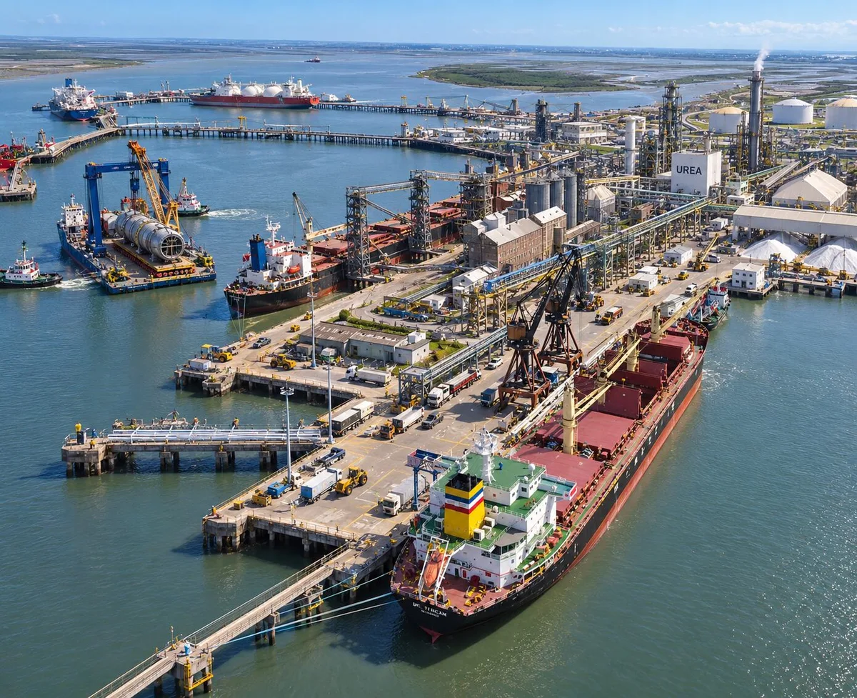 Cuáles son las dos primeras grandes obras “clave” en la planta de urea de Fértil Pampa