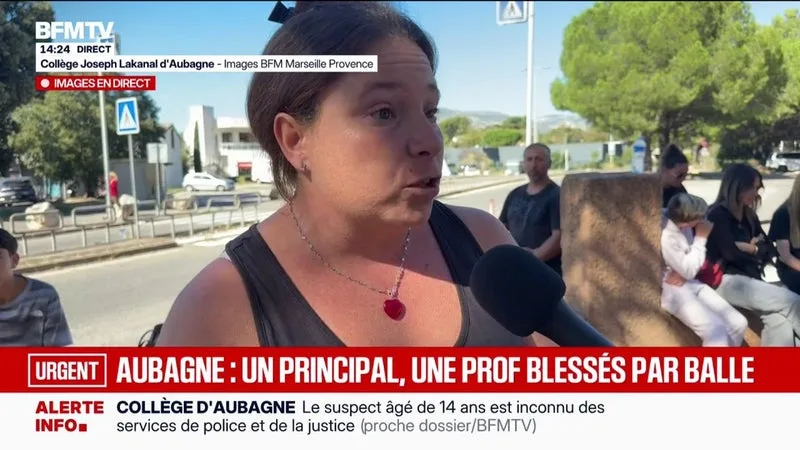 Principal blessé par balle à Aubagne: "On a besoin de moyens pour que ça ne se reproduise plus", assure cette ancienne parente d'élève