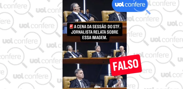 Foto de Dino e Moraes rindo perto de Mendonça não é do dia do caso Master