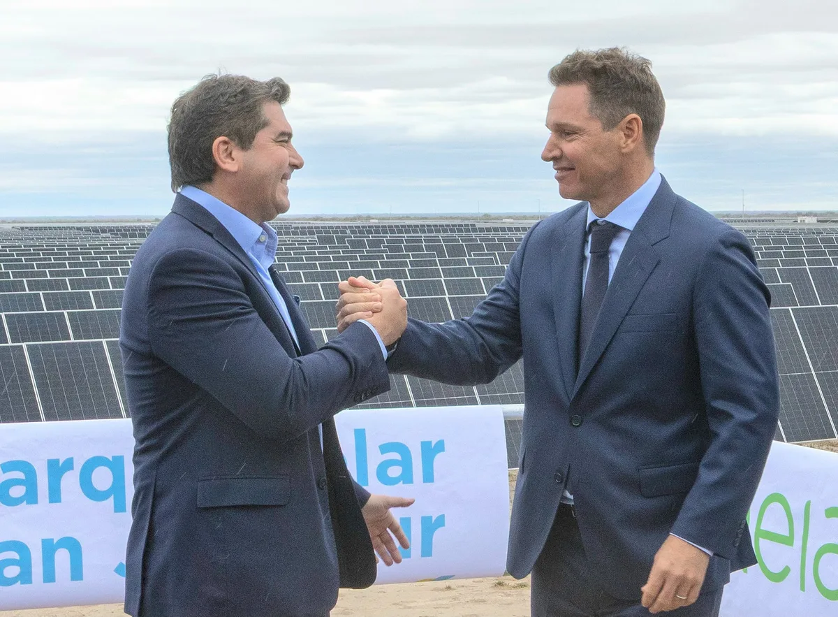 Inversión de USD 110 millones: con la presencia de Jorge Brito y el gobernador Orrego, Genneia inauguró el Parque Solar San Juan Sur
