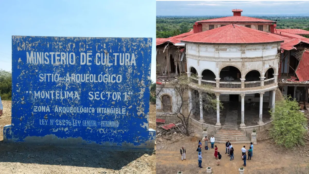 Piura: las lluvias del Fenómeno El Niño amenazan casonas históricas y sitios arqueológicos como la casa hacienda Sojo y Narihualá