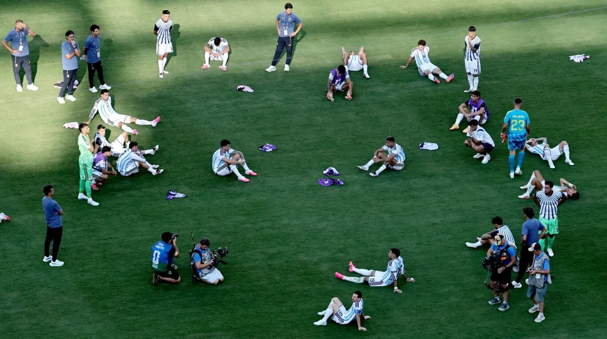 Un jugador de la Selección argentina reveló por qué miró los festejos de España tras el Mundial