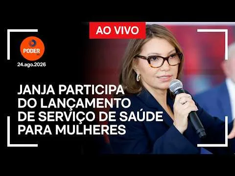 Ao vivo: Janja participa do lançamento de serviço de saúde para mulheres