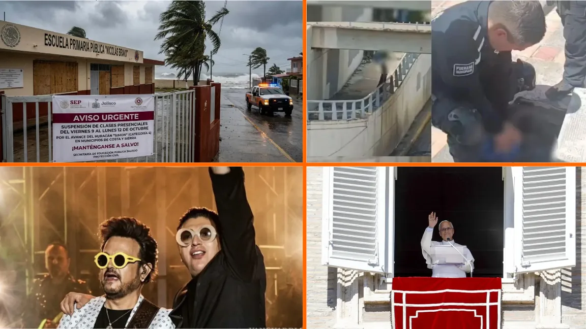 Noticias del fin de semana: Suspención de clases por huracán, Aleks Syntek canta con Dani Flow y Saltillo y Monterrey serán megalópolis