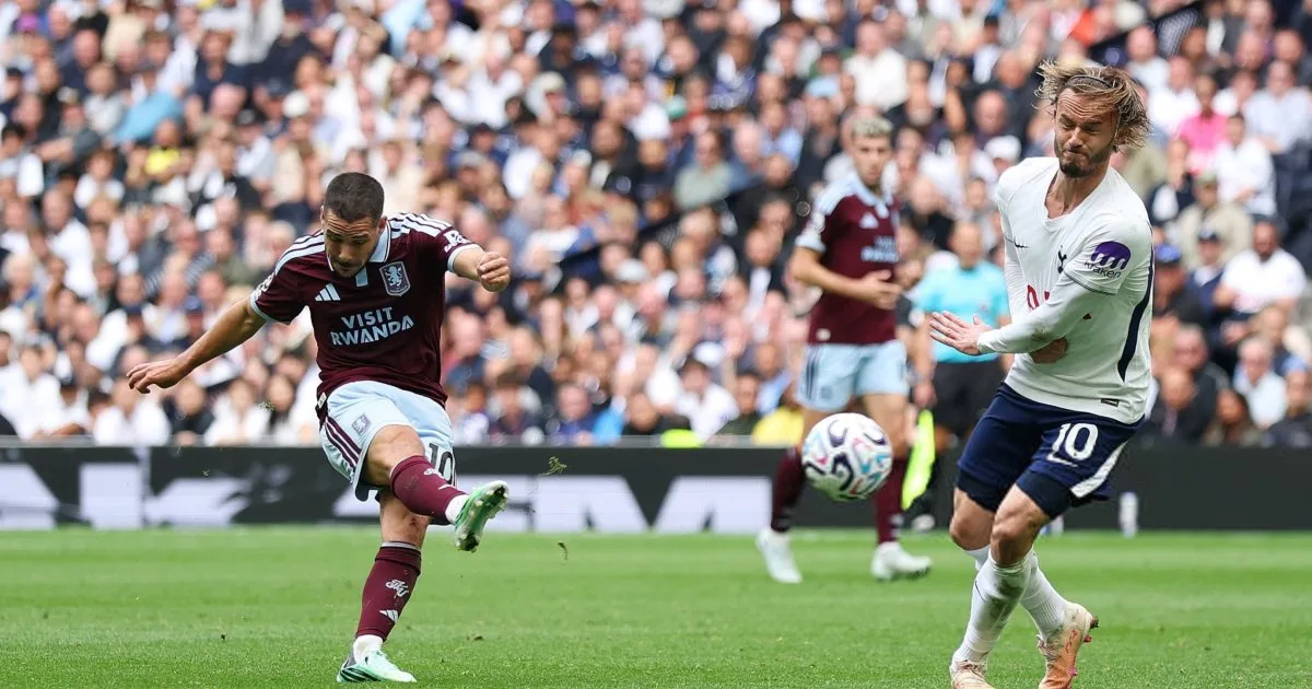 El Aston Villa le ganó al Tottenham con un golazo de Emiliano Buendía