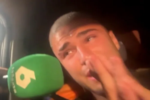 Top-flight player breaks down in tears in mum's car on live TV after deadline day transfer