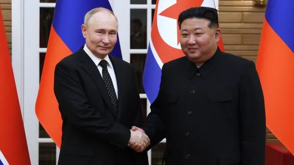 Kim Jong-un Thanks Putin for Liberation Day Greetings