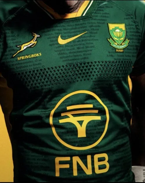 South Africans celebrate the new Springboks jersey inspired by Nkosi Sikelel' iAfrika