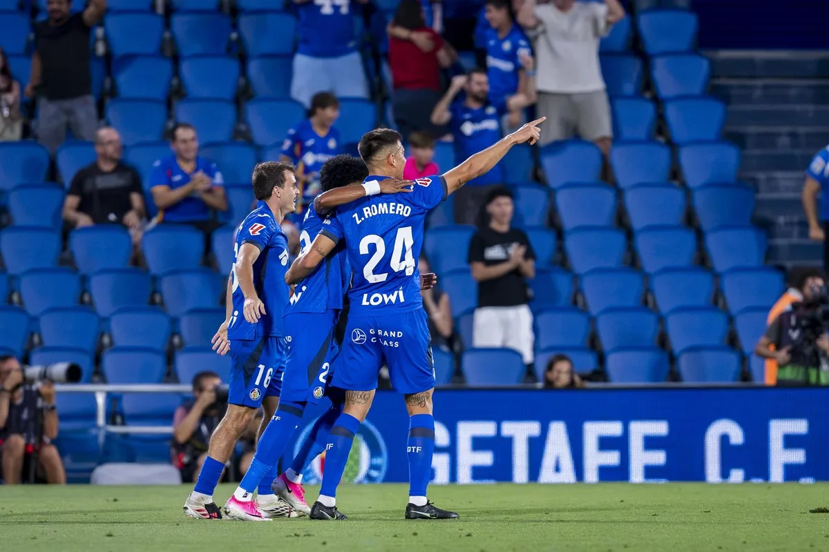 El Getafe enseña sus ganas de Europa con un loco 3-1 al Partizán