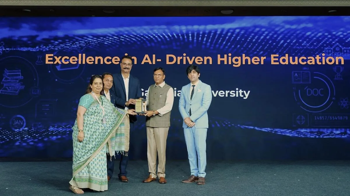 Galgotias University Honoured by Union Minister Dr Mansukh Mandaviya for Excellence in Industry-Aligned Curriculum and Entrepreneurship Ecosystem at Times Now Education Summit 2026