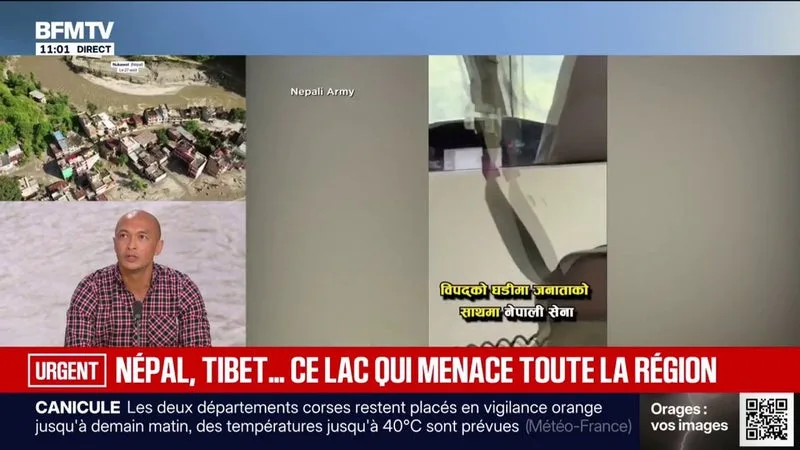 Crues au Népal et en Chine: "Le challenge, c'est l'accessibilité des sites sinistrés", explique Ely Sok, responsable de projet à "Médecins sans frontières"