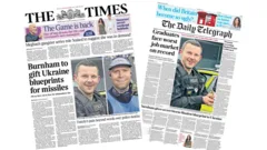 The Papers: 'Pain beyond words' and 'Graduates face worst job market'
