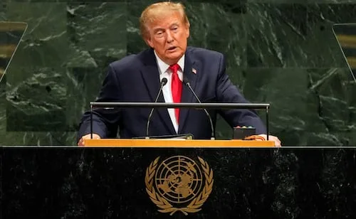 “México es el epicentro de la violencia de los cárteles”, dice Trump ante la ONU; destaca "grandes avances" con México