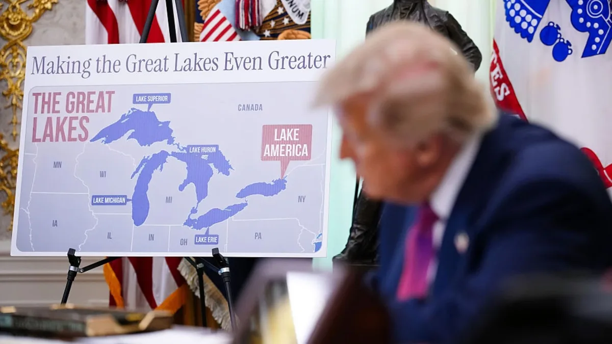 'Lago América': Google Maps muda nome de lago após ordem de Trump