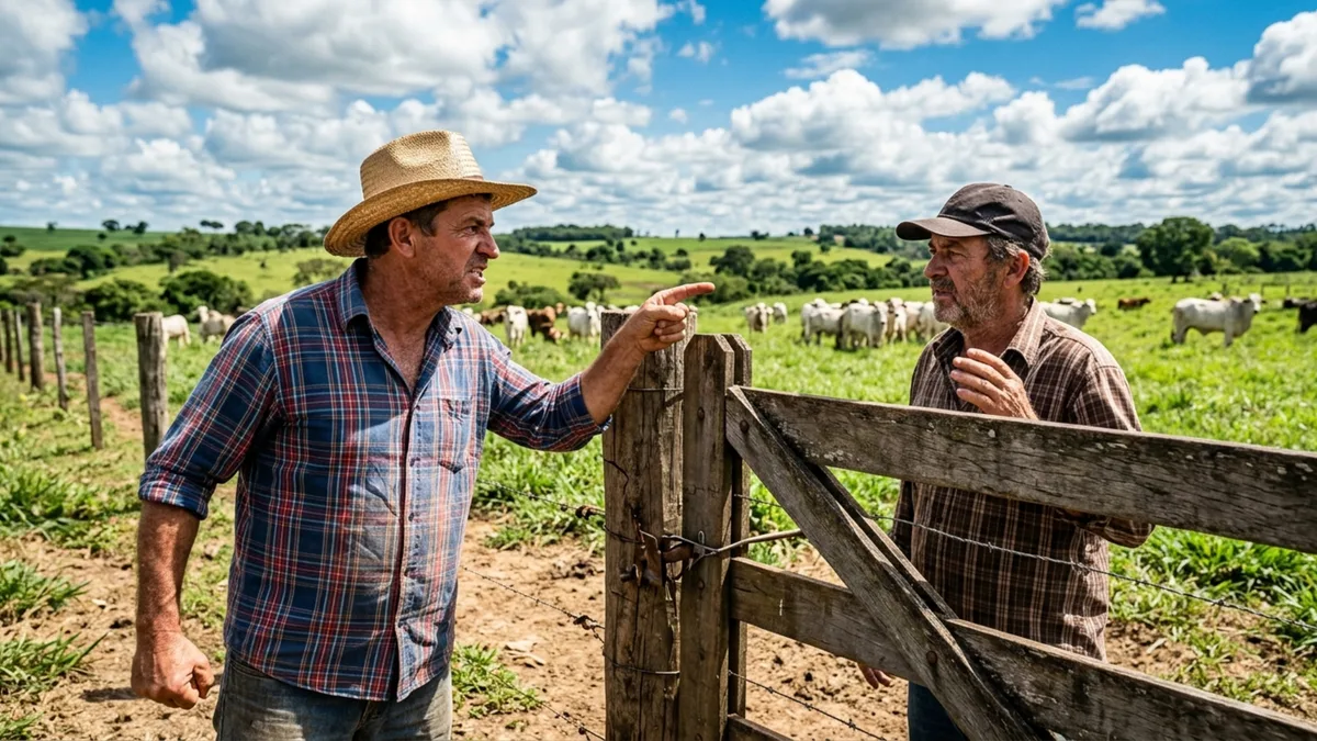 Agricultor permite que vizinho utilize parte do pasto gratuitamente por 15 anos e encontra resistência quando decide recuperar a área