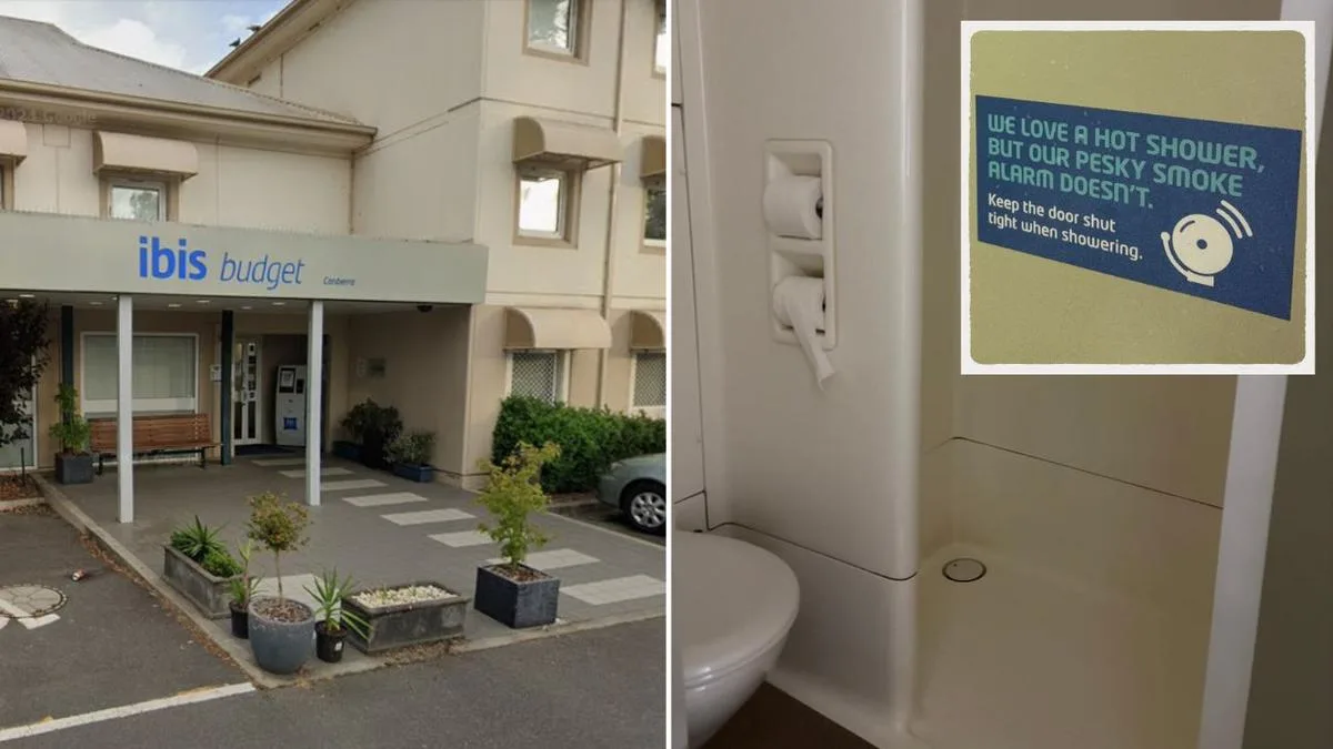 Road trip nightmare: Ibis Budget Hotel charges guest $1800 after steamy shower in Canberra
