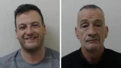 Father and son jailed for dragging 'terrified' police officer along road