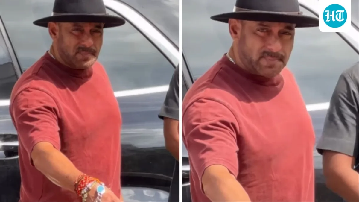 Salman Khan celebrates Raksha Bandhan with sister Alvira, proudly shows off rakhis to paparazzi. Watch