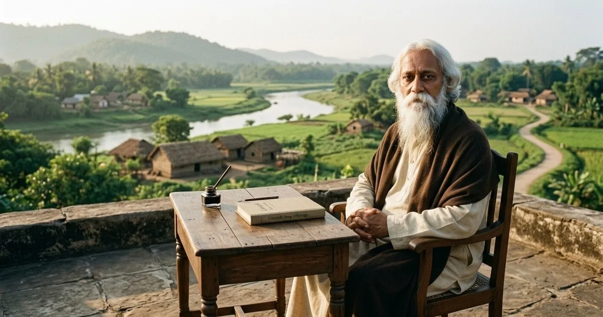 Rabindranath Tagore, filósofo indio: "La persona alcanza más facilmente la felicidad si disfruta de las cosas sencillas que si busca las extraordinarias"