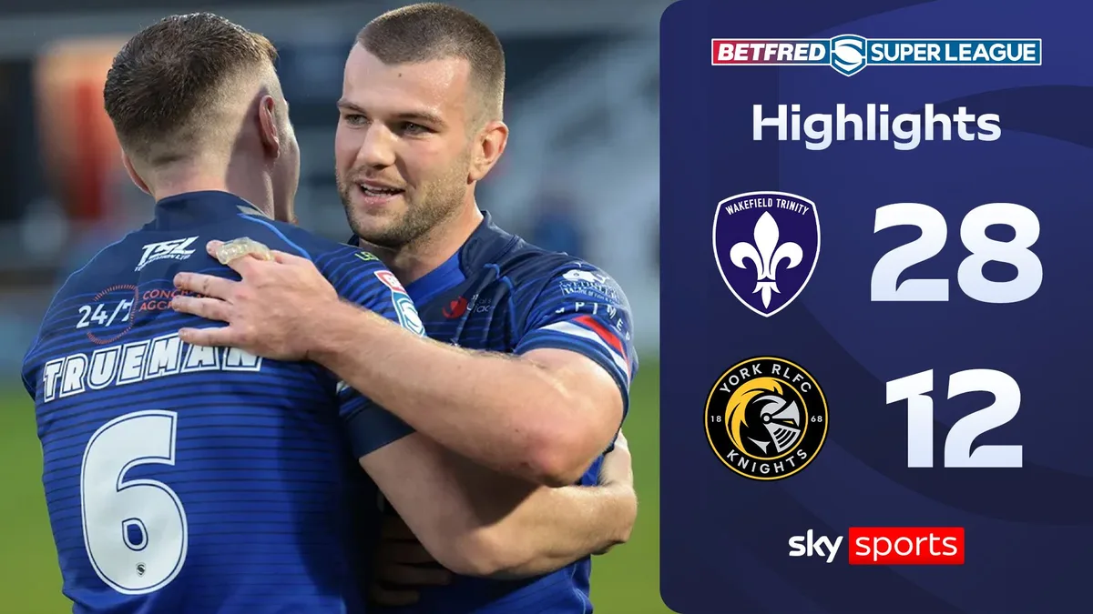 Wakefield secure play-off spot after beating York!