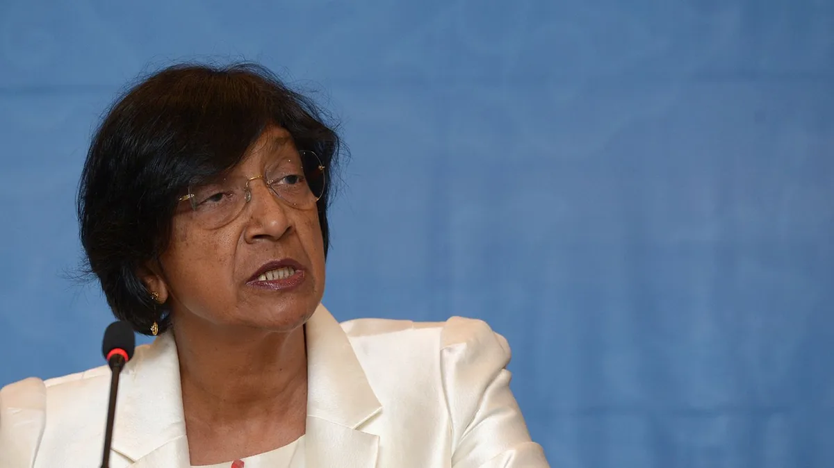 Le prix Nobel de la paix est décerné à la Sud-Africaine Navanethem "Navi" Pillay, "pour ses efforts en faveur de la promotion de la paix et du droit international"