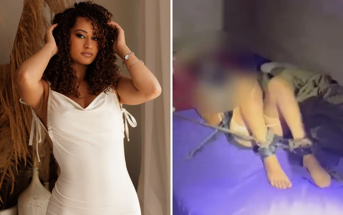 Jovem diz que ex colocou máscara de oxigênio e enfiou panos com ácido na boca dela enquanto estava acorrentada: ‘Queimada por dentro’