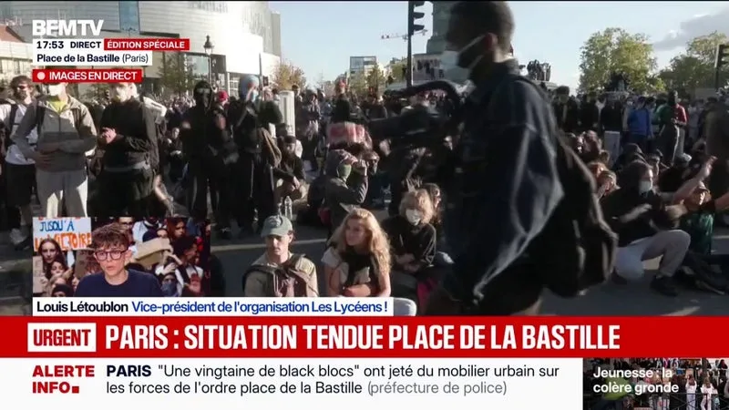 "On est satisfait sur un seul sujet, sur le reste on continue la mobilisation", déclare le vice-président Les Lycéens ! à l'issue d'une réunion avec le ministre de l'Éducation
