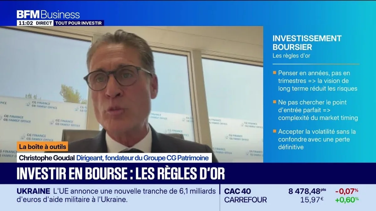 La boîte à outils : Christophe Goudal - Investir en Bourse, les règles d'or - 24/08