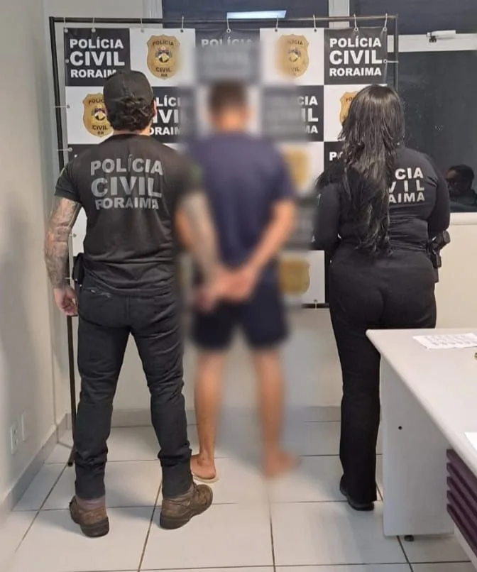 Homem é preso por violência doméstica contra a própria mãe em Boa Vista