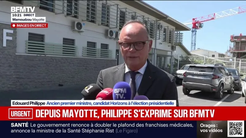 Édouard Philippe appelle l'État à "la reprise en main du contrôle de l'immigration" à Mayotte et à "la reconstruction et au développement" des infrastructures de l'archipel