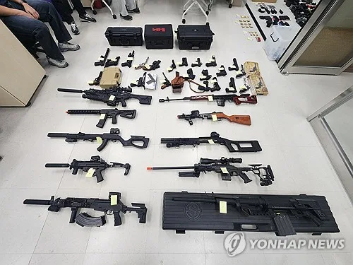 사제 총에 일본도까지 난무…'무허가 흉기' 적발 1년새 2배로